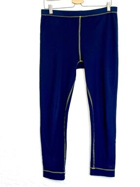 REI Co-Op Youth Kids Size XL (18) Blue Fleece Leggings Base Layer Bottoms